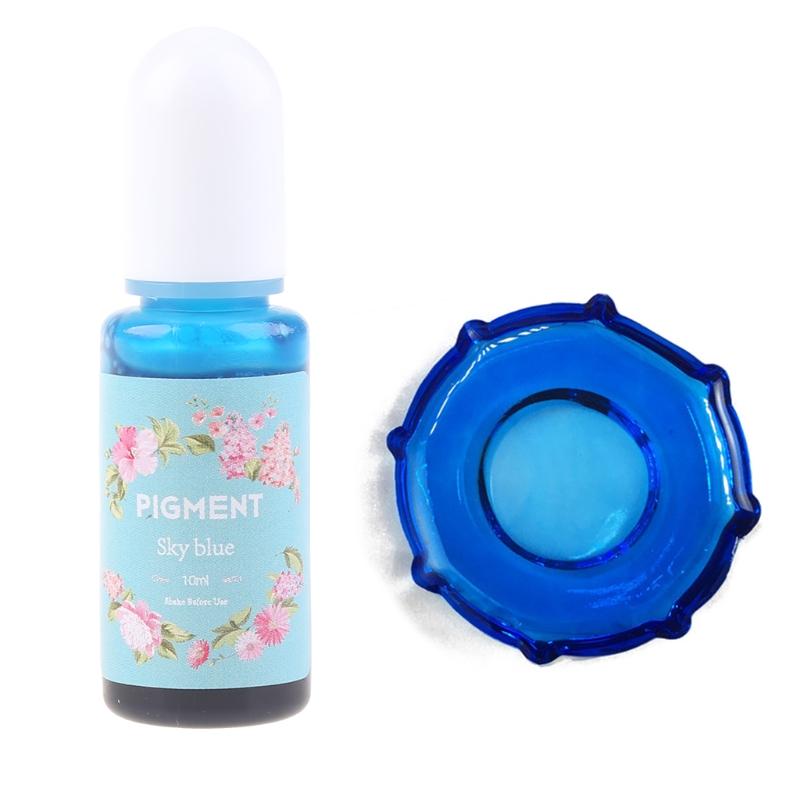 5ml Colorante Altamente Concentrado Pintura para Manualidades Artísticas Pigmento de Cristal Epoxy Tinte para Resina UV Tinta de Difusión Tinta de Alcohol Líquido