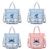 Lilo Stitch Kids Canvas Shoulder Bag With Colorful Print For Daily Use