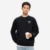Li Ning Sports Fashion Collection Brand Logo Anti Static Fleece Lined Thermal Versatile Casual Loose Fit Crew Neck AWDU981-1