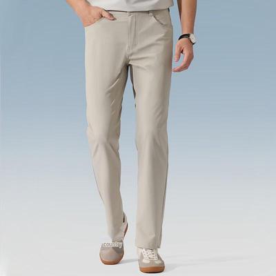 Judger Men's Business Casual Straight-Fit Pants