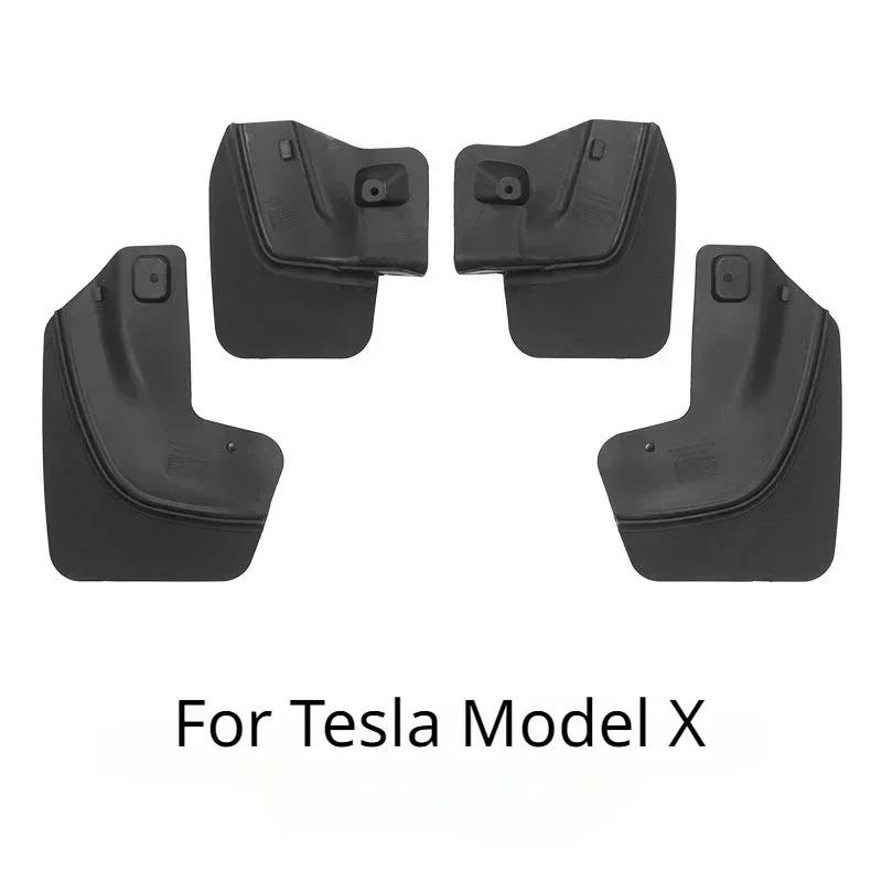 Fender for Tesla Model X S Upgrade Mudguard 4PCS Auto Splash Guard Replacement Protector Mud Guard Car Exterior Accessories