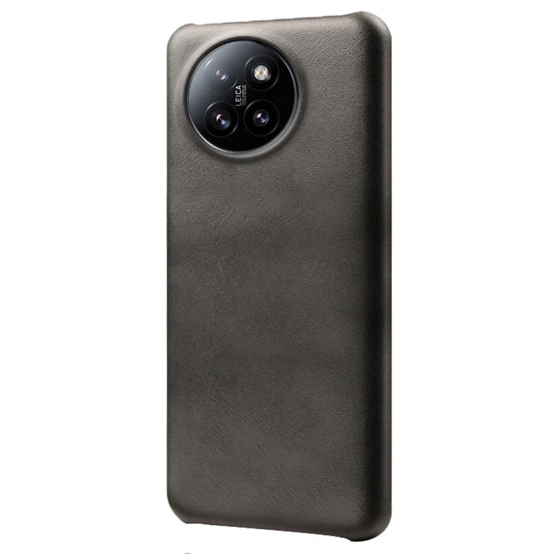 For Xiaomi Civi 4 Pro 5G/14 Civi 5G Case Leather Coated Hard PC Calf Texture Shockproof Phone Cover