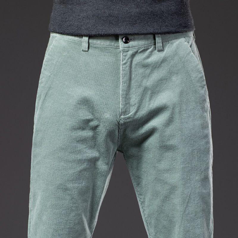 Men's Corduroy Pants - Winter and Spring Casual Straight Trousers