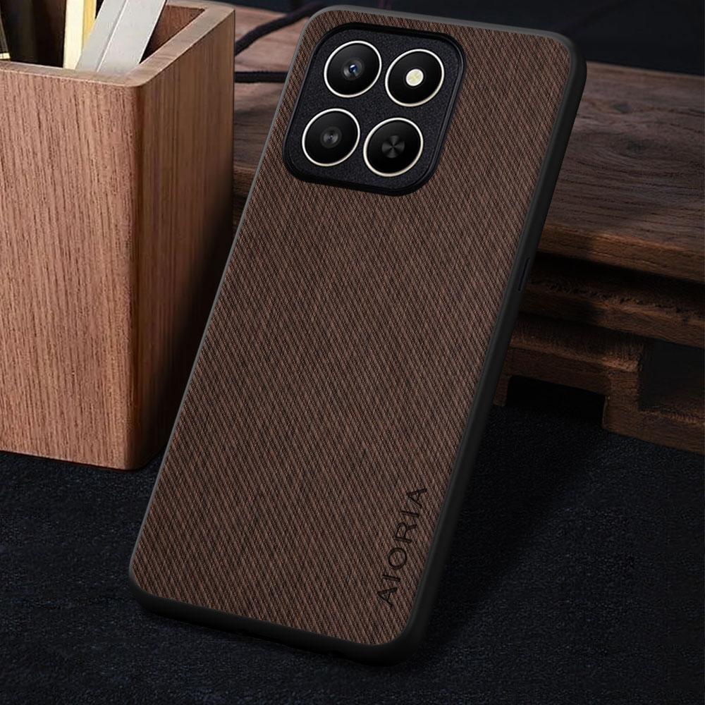Case for Honor X7e X7d X7c X7b X7a coque Luxury Vintage cloth pattern leather Skin Phone cover funda for honor x7e case capa