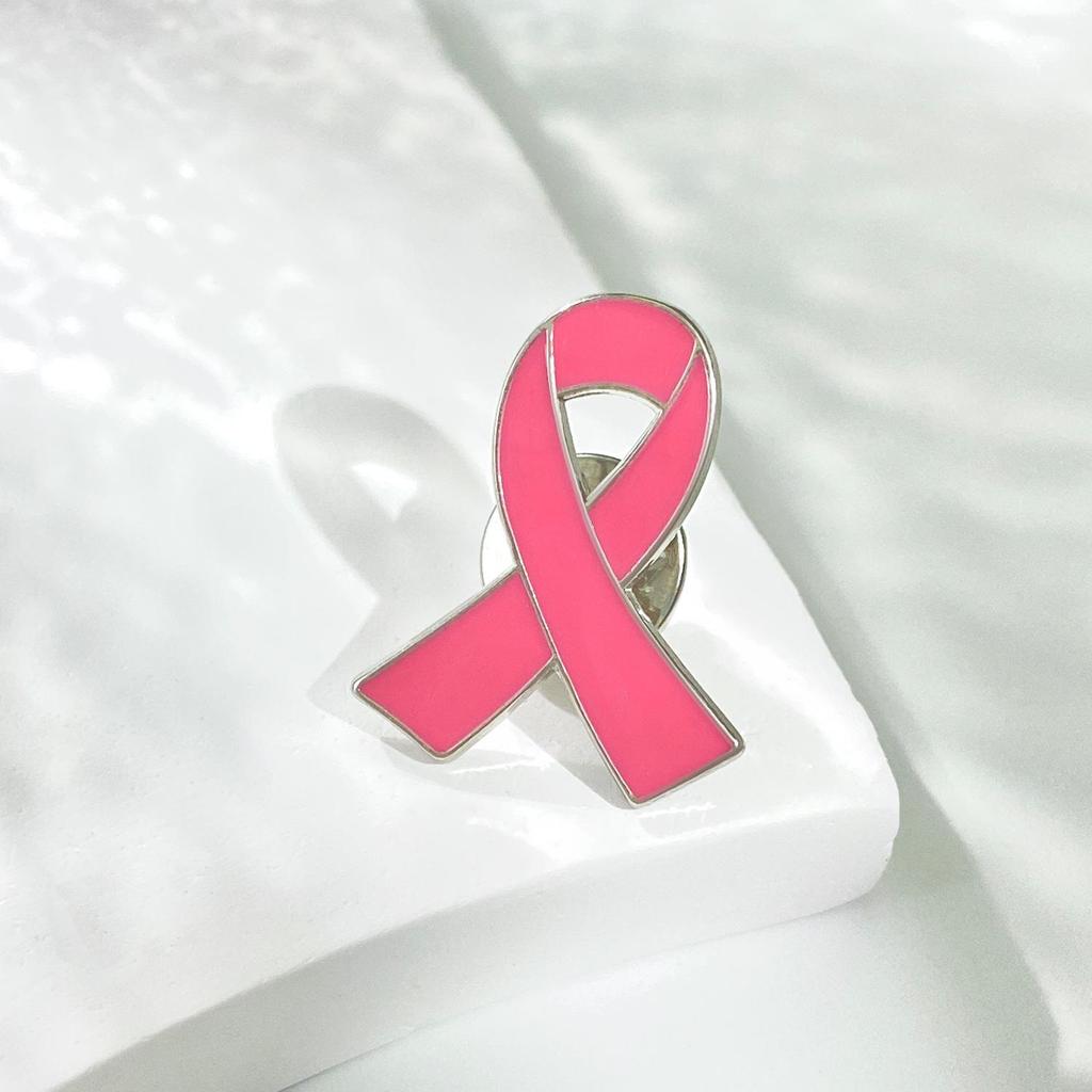 Kırmızı Kurdele Rozetli Meme Kanseri Farkındalık Kolyesi ve AIDS Önleme Bilekliği