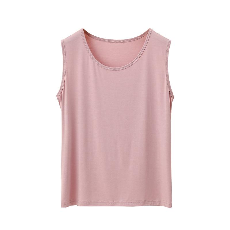 Plus Size Modal Spaghetti Strap Tank Top for Women – Summer Loose Fit, Sleeveless, Slimming Base Layer