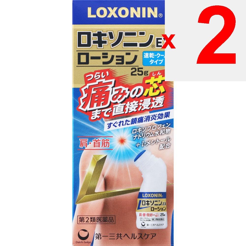 Daiichi Sankyo Healthcare Loxonin EX Lotion 25g Liquid Topical agents Indications: Lower back pain, shoulder pain associated with stiff shoulders, joi