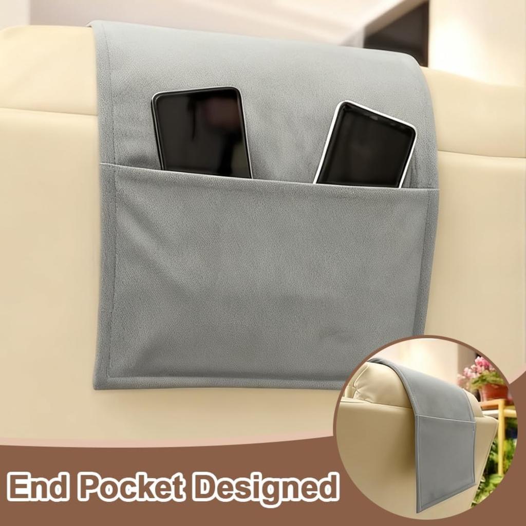 Non-Slip Headrest Pillow for Recliners Armchairs,Headrest Ergonomic Pillow with Velvet Cover,Memory Foam Headrest Neck Pillow, Neck Support Cushion