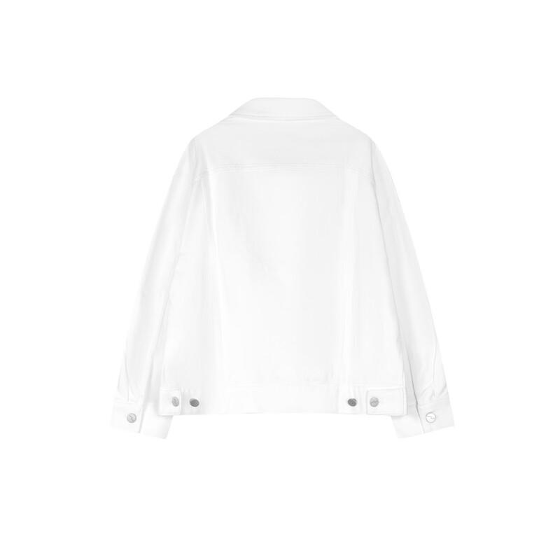 Elva's Island Women's Spring Lapel Denim Jacket