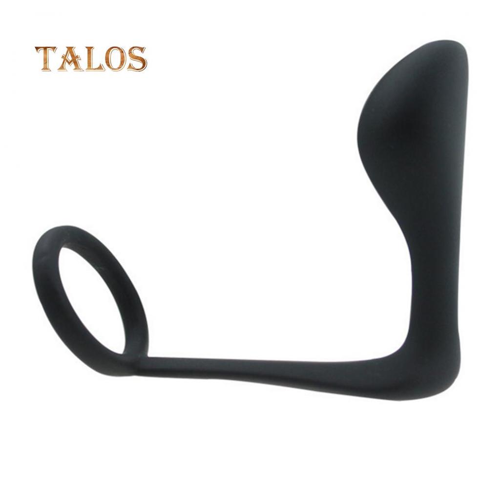 Mens Prostate Pspot Silicone Massager Anal Butt Plug Cockring Masturbator Male Sex Toy
