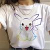 MINISO Harajuku Camisetas Femininas Kawaii Engraçadas Desenho Animado Verão Camiseta Estampa Fofa Camiseta Moda Streetwear Top Camisetas Feminino