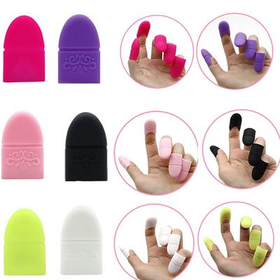 Nail Polish Clip Soak Off Silicone Cap UV Gel Polish Remover Wraps Degreaser Cleaner Tip Finger Cover Varnish Manicure Tool