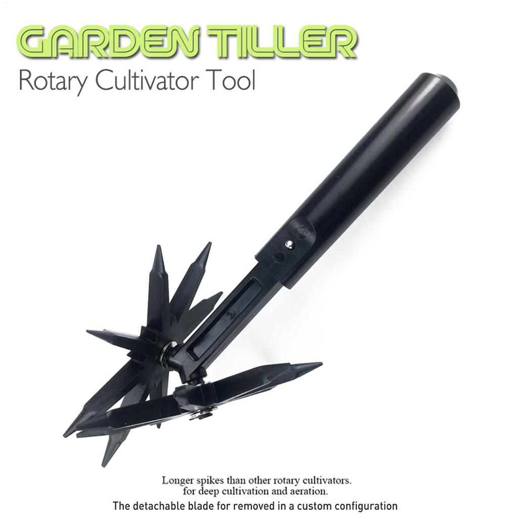 Hand Tiller Garden Tool Garden Tiller Manual Soil Cultivator Tool For Farming Aeration Planting Potting Edging Vegetable