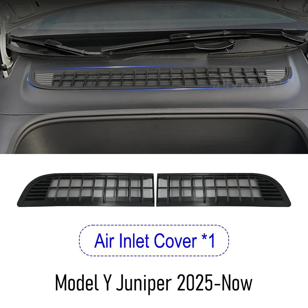 For Tesla Model Y 2025 Juniper Lower Bumper Anti Insect Net Anti Dust Proof Inner Vent Grille Cover Insect-proof Front Cover