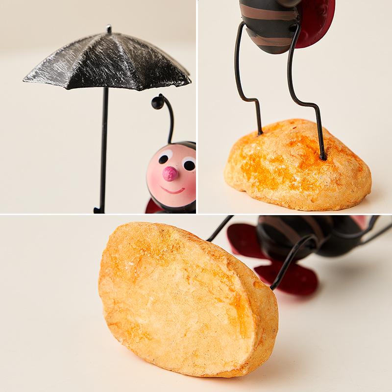 Cute Beetle Desktop Ornament for Home or Office Decor, Gift for Kids