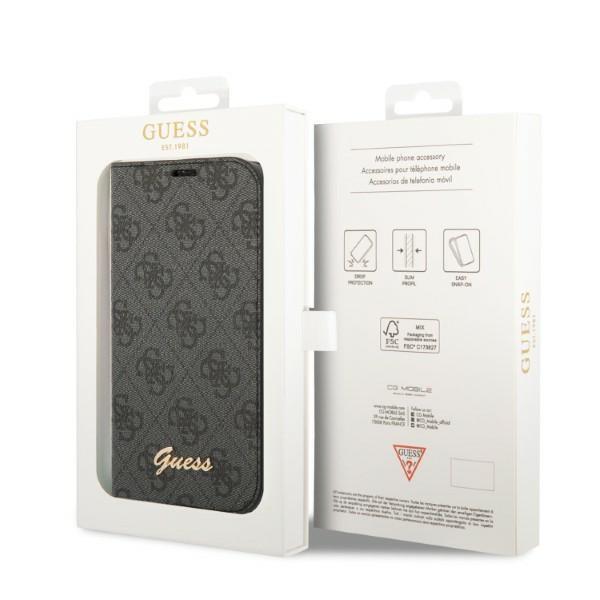 Guess Gubkp14Shg4Shk Iphone 14 / 15 / 136.1 Black/Black Book 4G Vintage Gold Logo