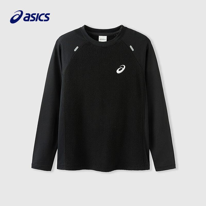ASICS Kids' Fleece Long-Sleeve Thermal T-Shirt