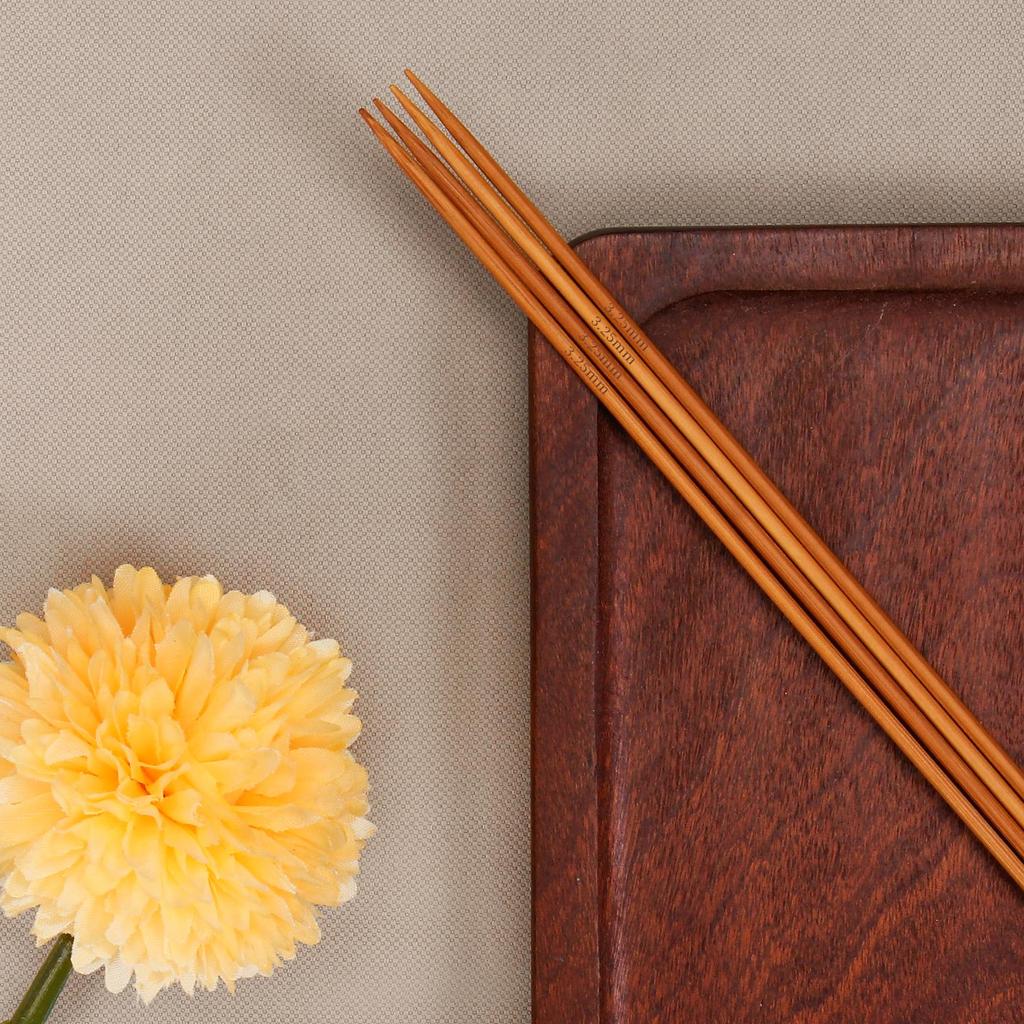 Zestaw bambusowych drutów do robienia na drutach: Pełny zestaw do szalików, swetrów i nie tylko