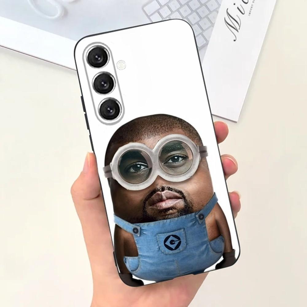 

Kanye West YE Funny Phone Case For Samsung S25,S24,S21,S22,S23,S30,Ultra,S20,Plus,Fe,Lite,Note,10,9,5G Black Cover Samsung S24