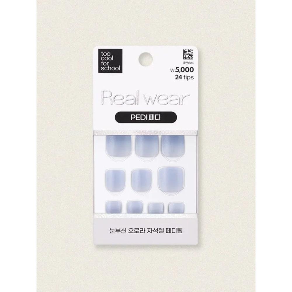 

Too Cool For School Real Wear Pedicure Tips - Dear Blue 25Y, 24 Count 1ea