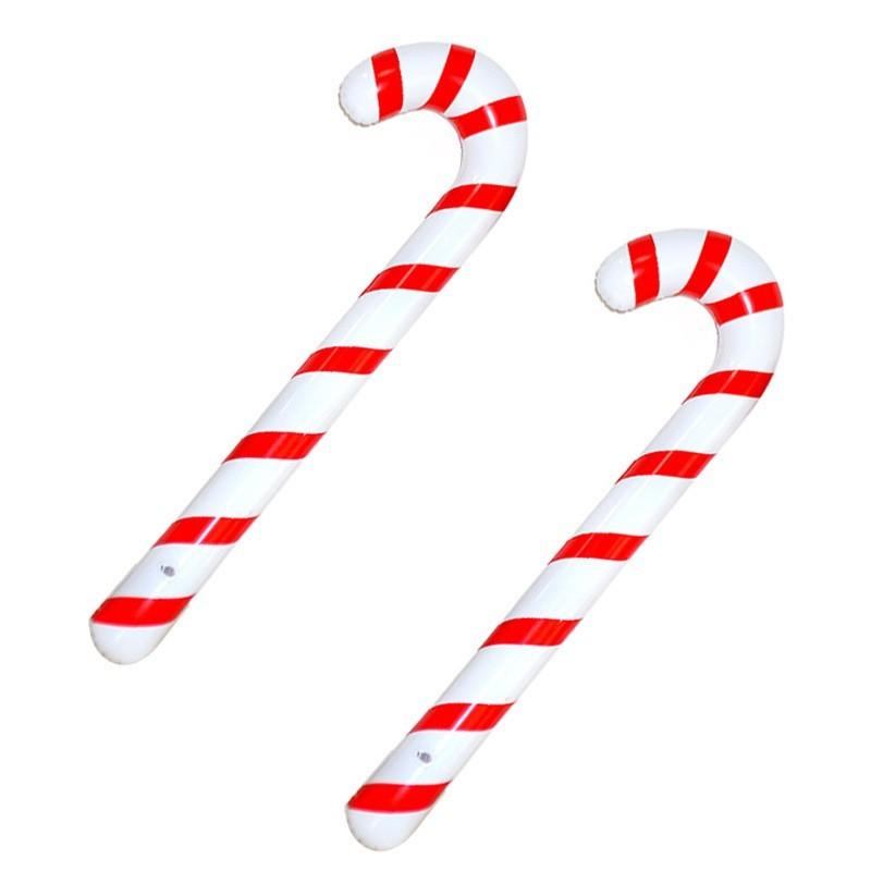 1pcs Christmas Inflatable Candy Canes Balloons