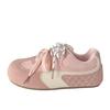 Pink Dexun Board Shoes Female Ugly Cute Spring New Chic Niche Puff Bread Shoes Forrest Gump Ballet Little White Shoes