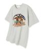 TI.GLAKE Vintage Summer Short Sleeve T-Shirt Oatmeal