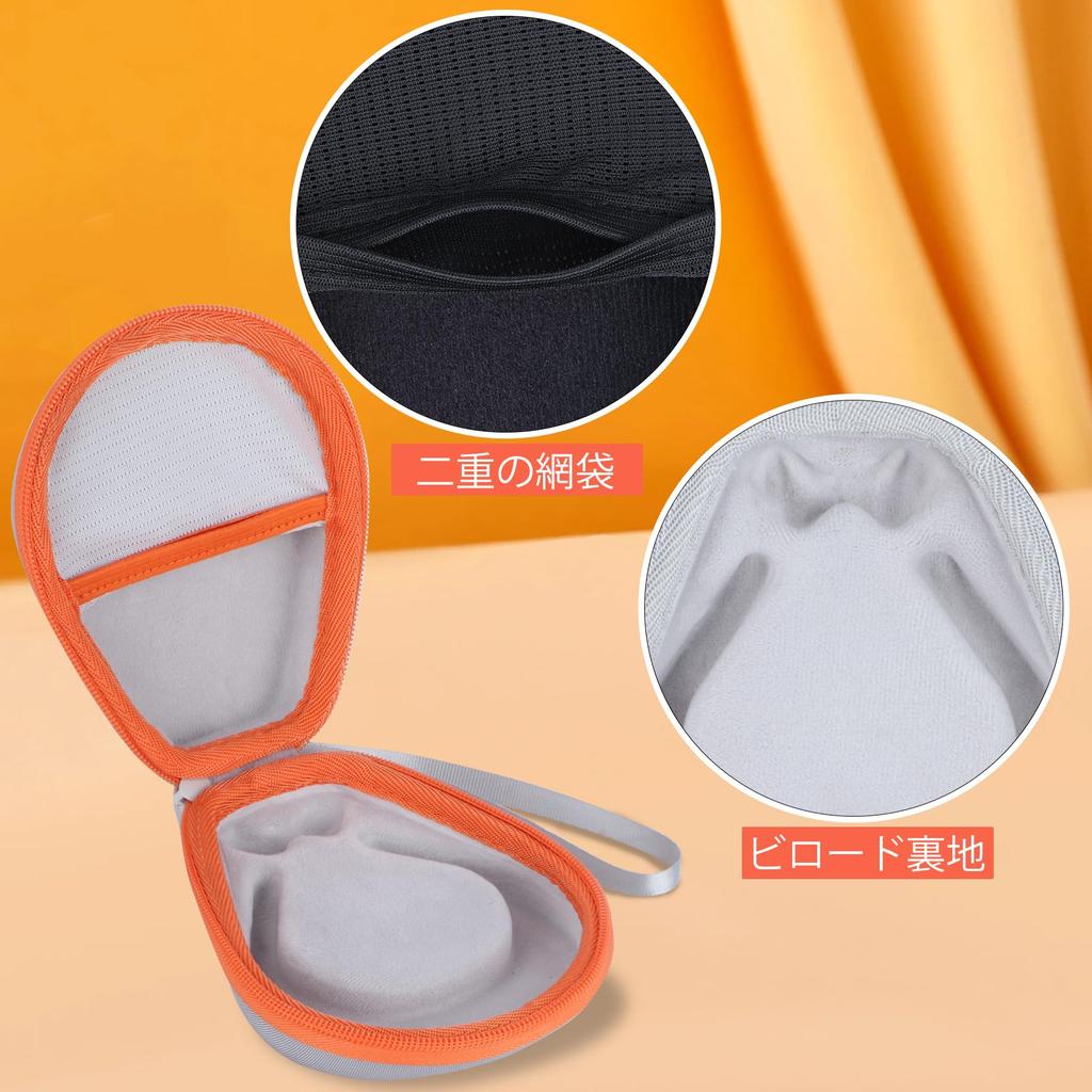 Lebakort Storage Case Compatible with Shokz OpenRun/Pro/mini/Pro 2 / OpenSwim Pro/OpenMove Open-Ear Headphones (Black Case)