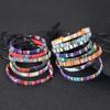 Bohemian Handmade Couple Bracelets Men Charms Weave Adjustable Bracelets for Women Friendship Summer Beach Surfing Boho Jewelry