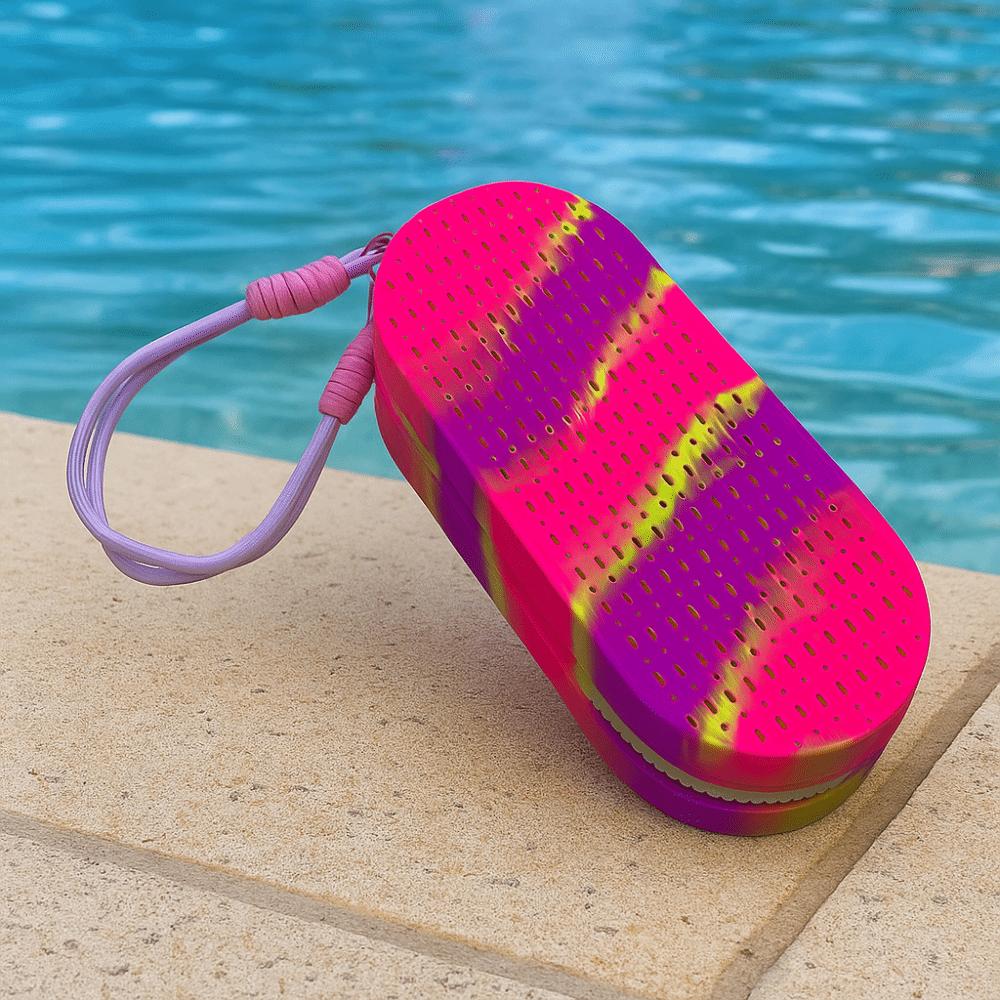 Doppelseitige Schwimmbrillenbox Silikon-Schwimmbrillenetui Brillen-Schutzbox Herren/Damen