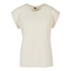 Build Your Brand Womens/Ladies Cotton Extended Shoulder T-Shirt