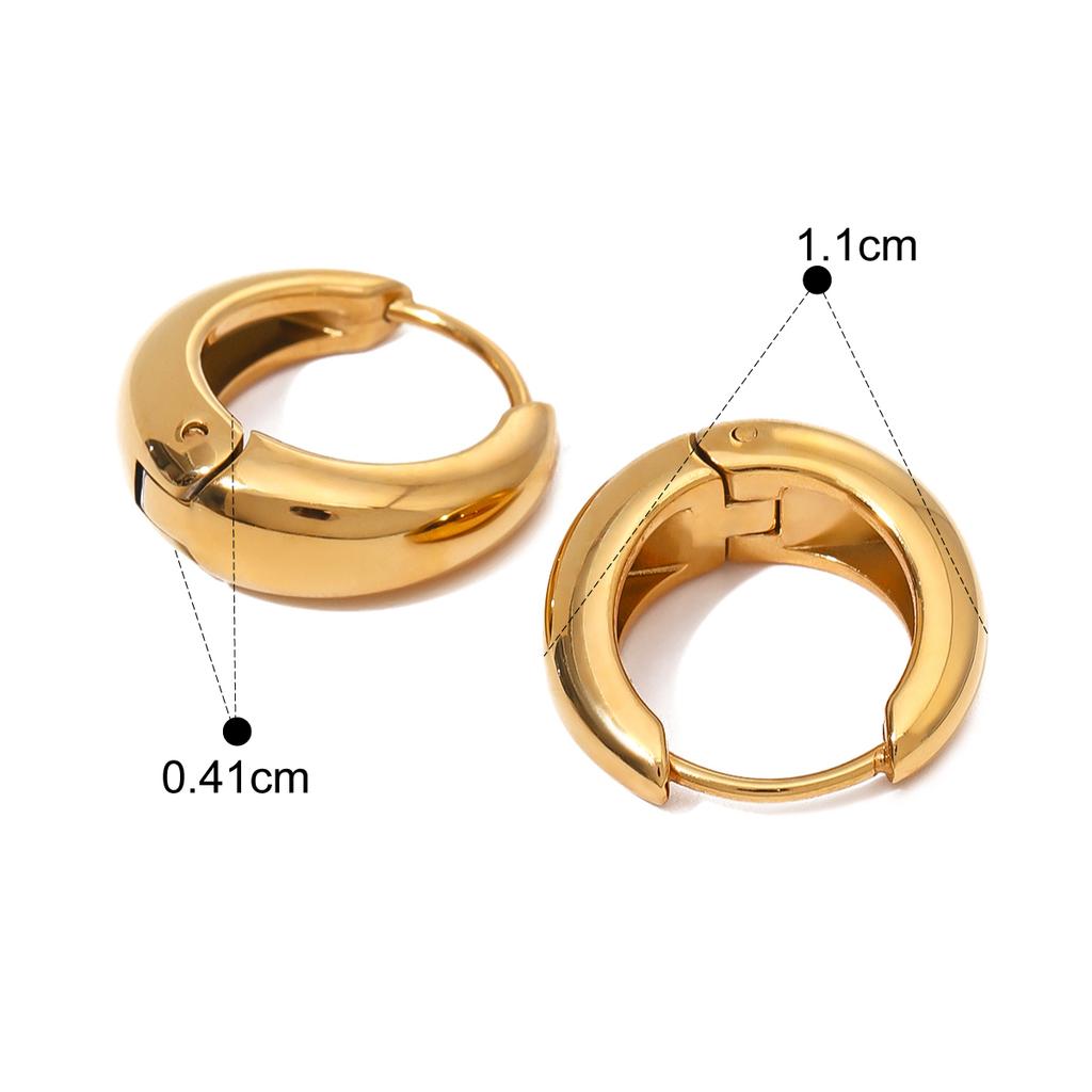 Yori Personalized Imitation Pearl Three Layer Ear Clip for Women Golden 18K Plated Stainless Steel Fashion Holiday Jewelry Gift