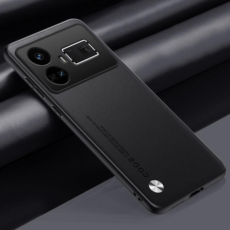 Luksusowe etui ze skóry PU dla Realme GT5 5G Matowe etui Silikonowa pełna ochrona Etui na telefon dla Realme GT2 Pro GT3 GT 5 3 2 Coque