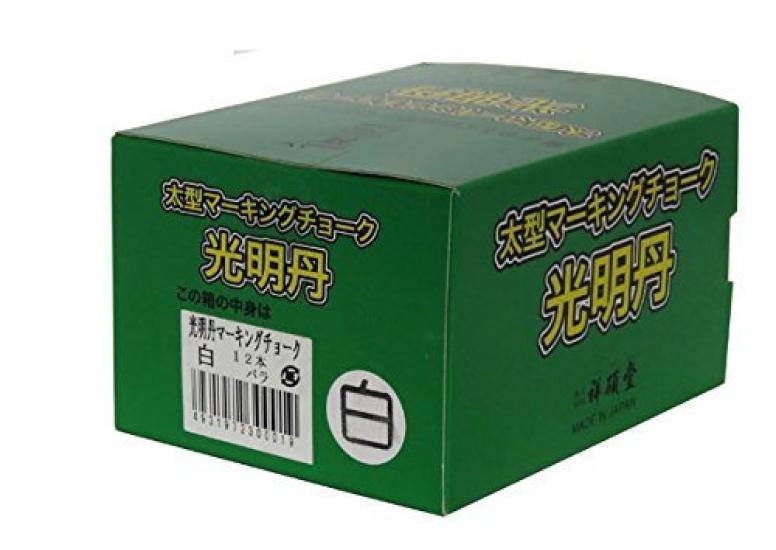 

из 3 толстых мелков Shoseido Komyotan 12 штук x 3 коробки Всего 36 штук 36 [Набор коробок] (Белые кусочки)