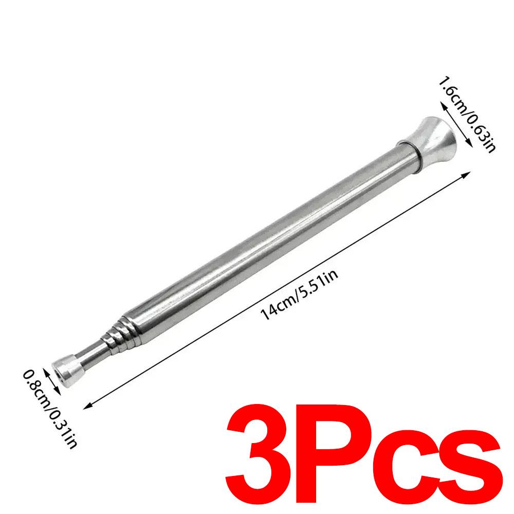 Portable Blow Fire Tube Telescopic Fire Blow Pipe Stainless Steel Blow Fire Tube Safety Camping Hiking Tools No Mouth Injury