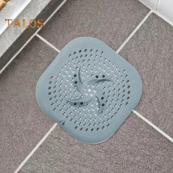 Raccogli-capelli in silicone per scarico doccia, resistente, protezione per scarico per bagno, cucina, lavanderia, facile da pulire, design antiscivolo, accessorio per doccia.