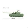 1/72 Puzzle Tank Model DIY Assemble Tracked Crawler Chariot Main Battle for Education Toy