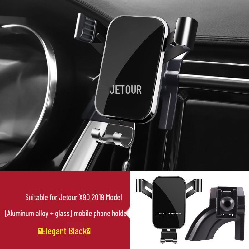 Jietu X70/X90 Plus/X95 Car Phone Holder for Dashboard Navigation Aurora Silver