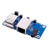 For Orange Pi  2W Expansion Board USB 2.0  2  Video Mic  Receiver  Interface HAT Development Board