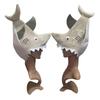 Creative Shark Party Hat Cartoon Plush Animal Cap Costume Accessories Shark Head Cover  Photo Props