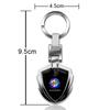 YRVR6 Car Emblem Fashion Metal Keychain 3D Car Metal Key Rings For Alfa Romeo Dacia Tesla Cadillac Land Rover Toyota Hyundai BMW