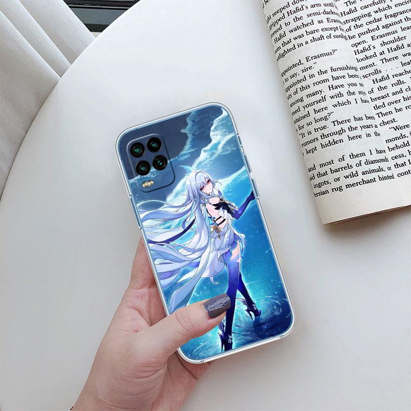 Genshin Impact Transparent Phone Case for Motorola Moto Edge Plus G200 G23 E13 E15 E20 E30 G62 G71 G72 G75 G24 G15 Power