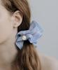 Has Hty028 Shirring Stripe Hair Scrunchie