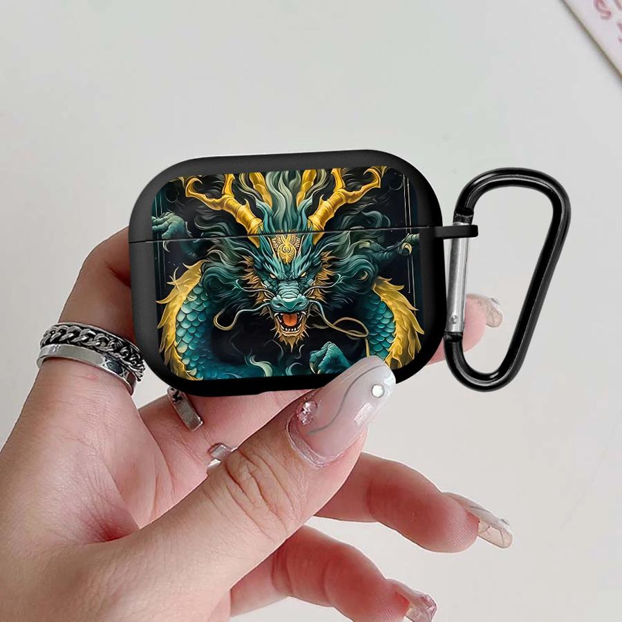 

Чехол для Airpods 1 Pro 3 2 Pro2 4 Pro3 Чехлы для наушников Обложка Цветной Дракон Airpods 1