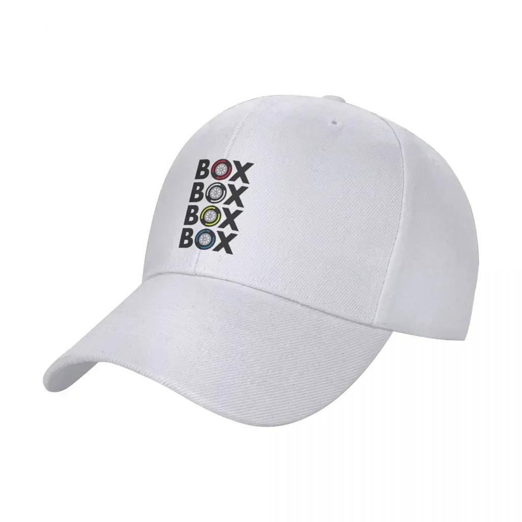 Box Box Box Tyres Compound Design Baseball Cap Snap Back Hat Trucker Hat summer hat Unisexs Caps Womens