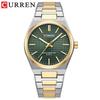 CURREN 8439 Men's Quartz Wristwatch: Simple, Waterproof, Steel Band, Business Style.
