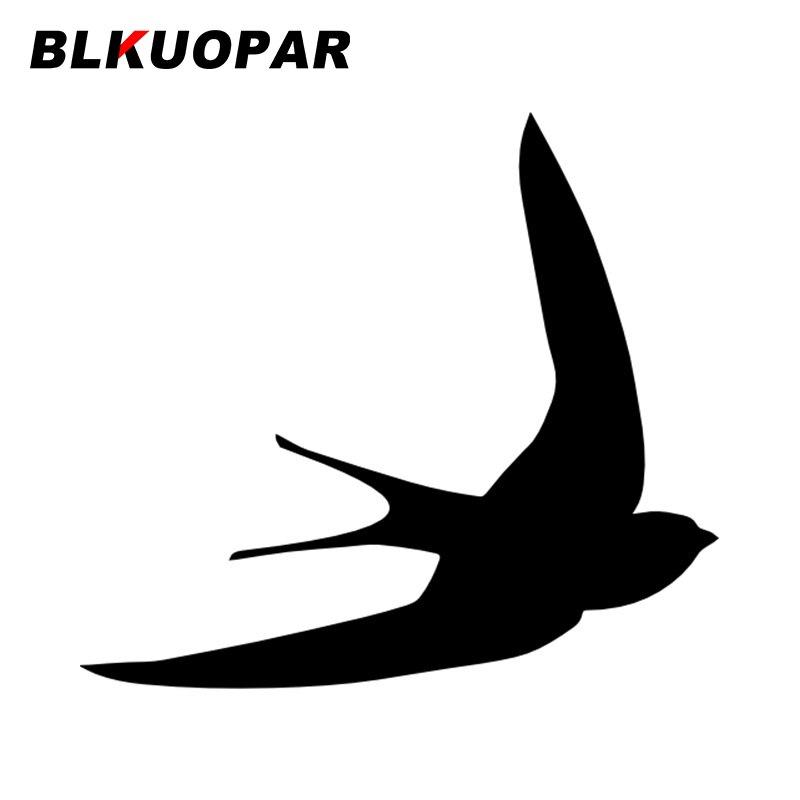 BLKUOPAR for Flying Swallow Silhouette Car Stickers Simple Sunscreen Decals Fashionable Windshield Vehicle Decor Car Label
