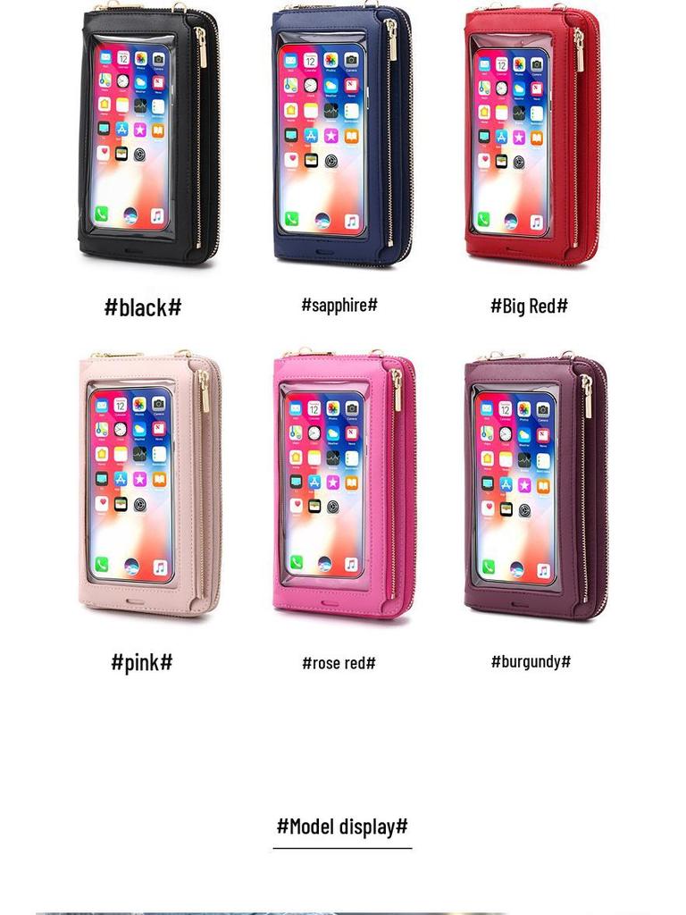 RFID Anti-Theft Touchscreen Crossbody Wallet & Mini Women's Shoulder Bag