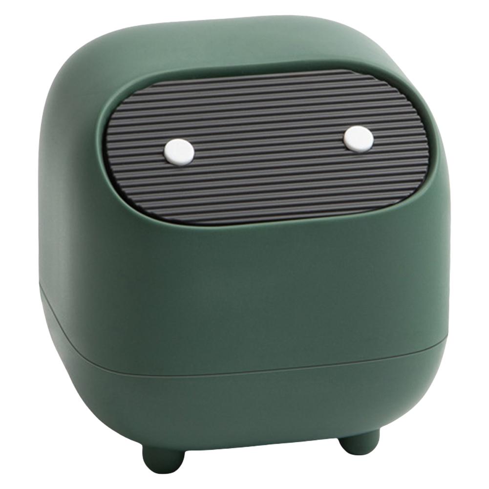 Desktop Trash Bin Press Type Household Storage Bin Double Layer Cute Small Trash Can Cute Ins Mini Trash Storage Box Home Decor