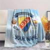 Custom Name DIF Flannel Blanket, High quality Comfortable for All Seasons, Home Decor, Warmth and Comfort